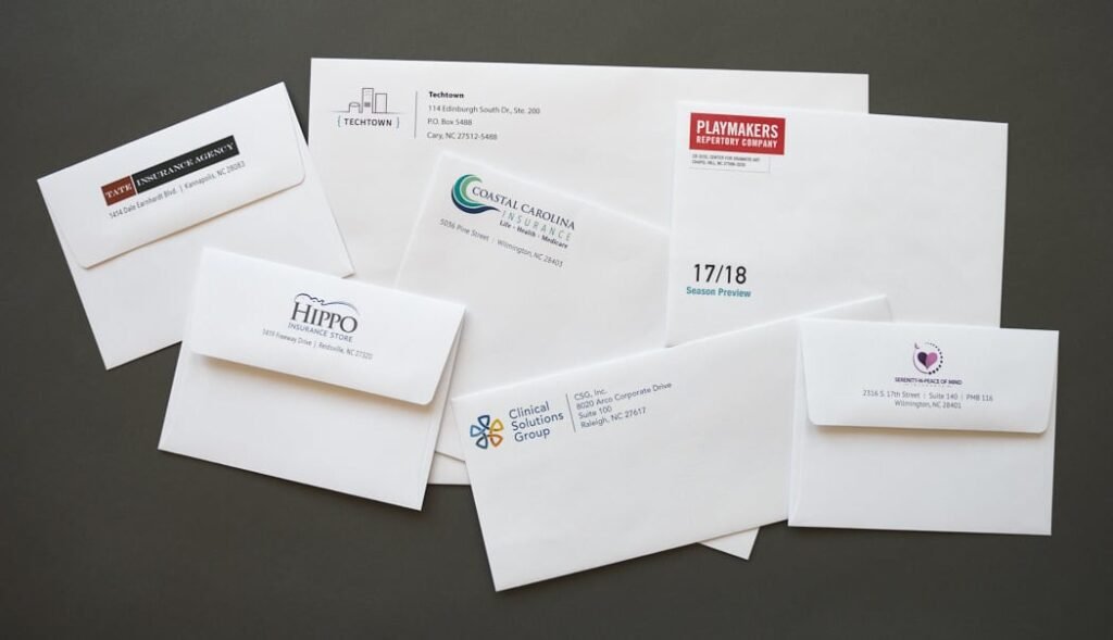 Envelope Printing Telford