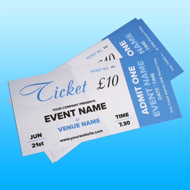 Tickets Printing Telford